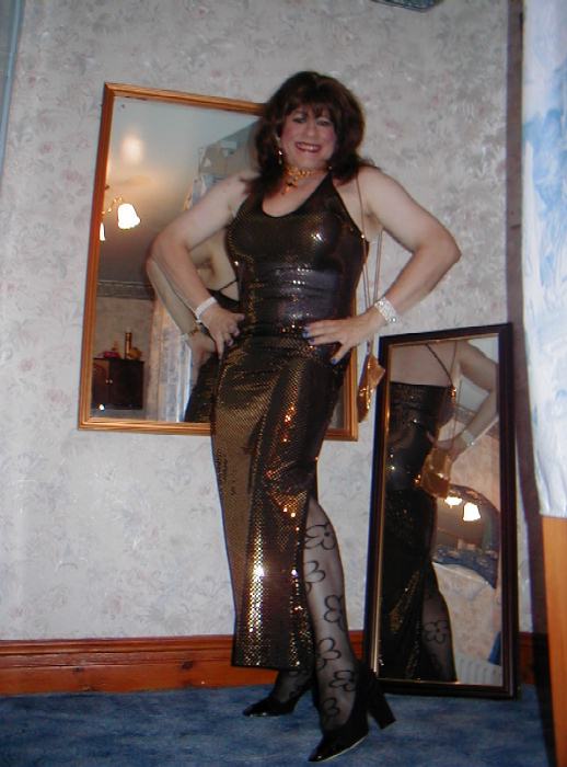 I just feel so sexy in this long gown - Just WONDERFUL!