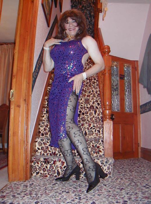 Posing before going upstairs to bed!